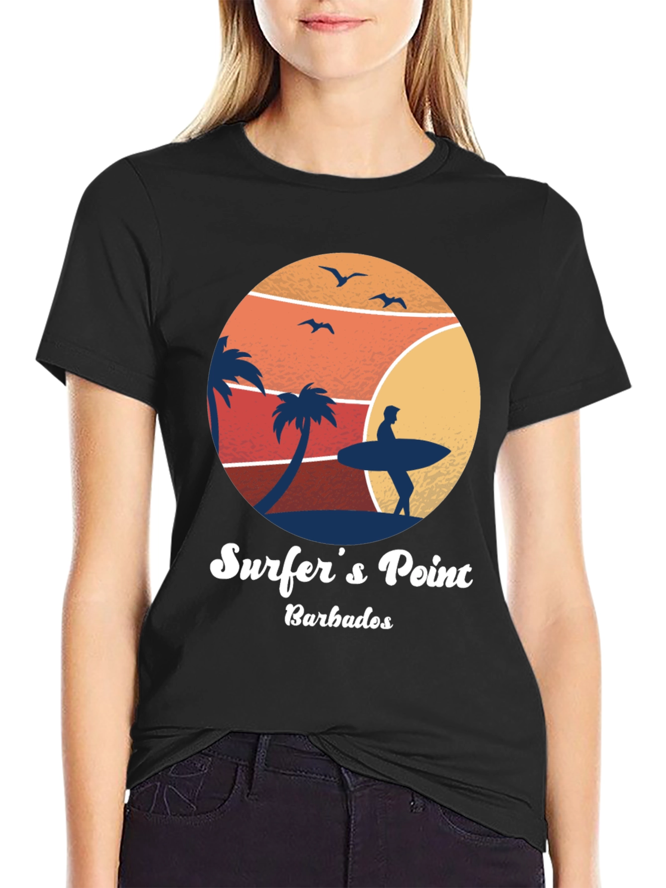 Surfers Point Barbados Graphic Tee
