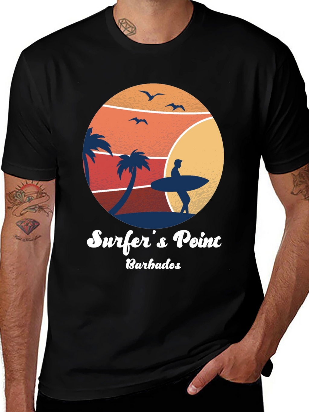Surfers Point Barbados Graphic Tee