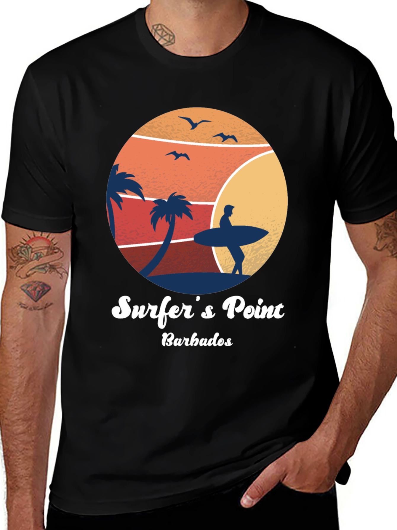 Surfers Point Barbados Graphic Tee
