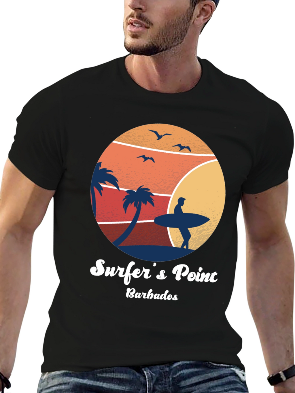 Surfers Point Barbados Graphic Tee