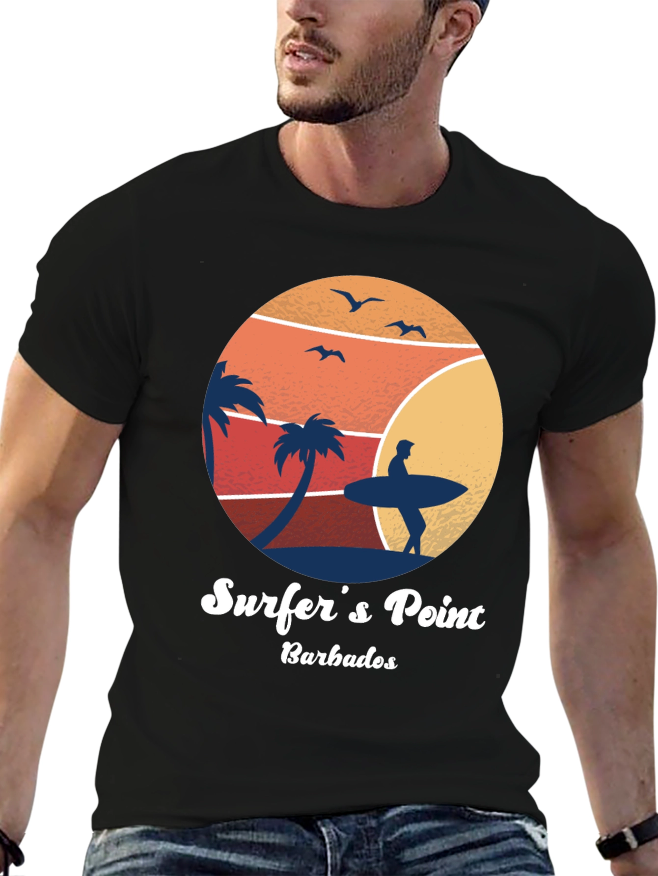 Surfers Point Barbados Graphic Tee