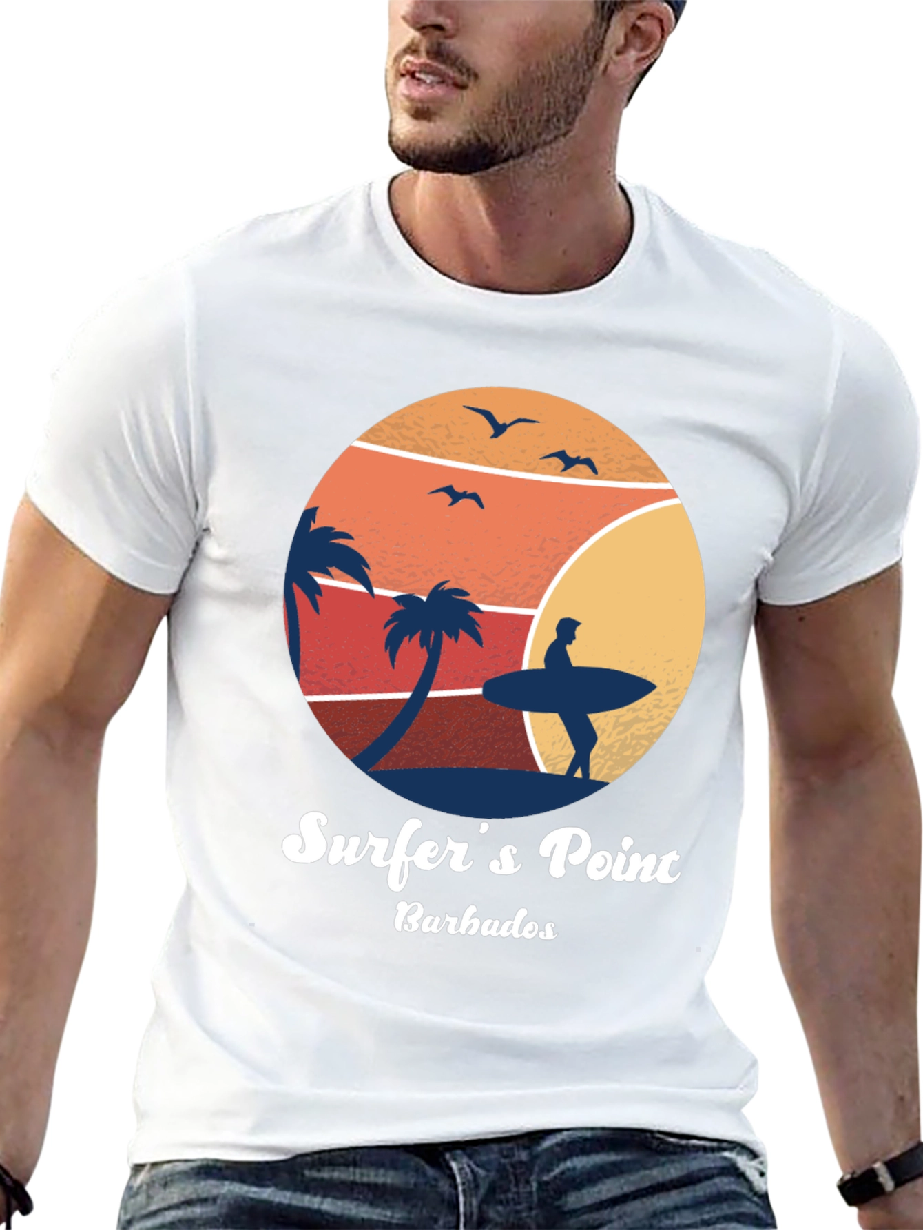 Surfers Point Barbados Graphic Tee