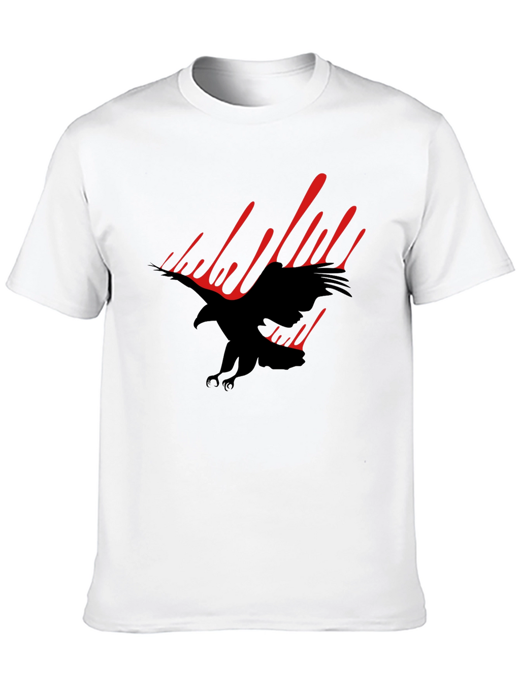 Black Eagle Graphic Tee - Mens Fashion