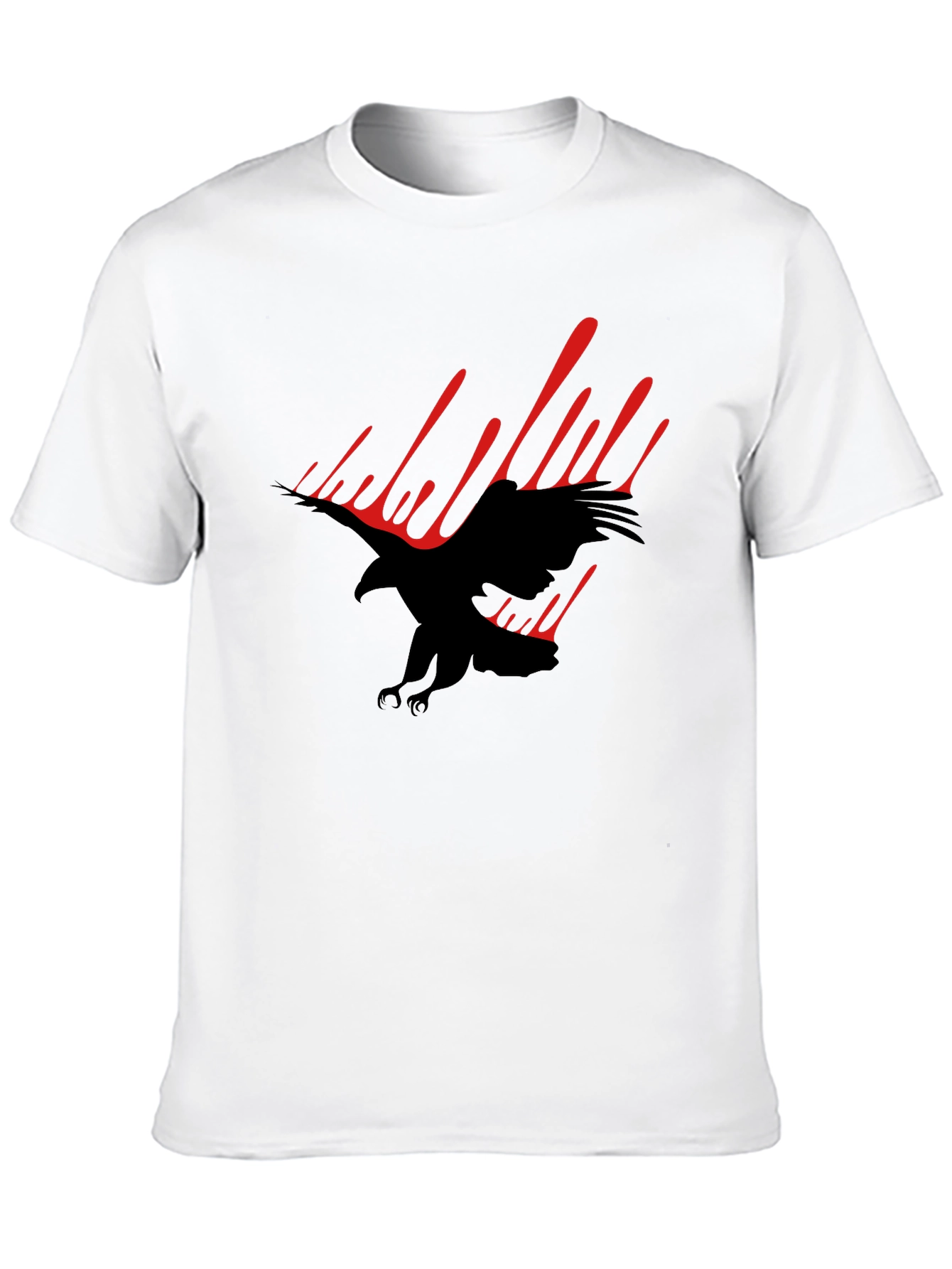 Black Eagle Graphic Tee - Mens Fashion