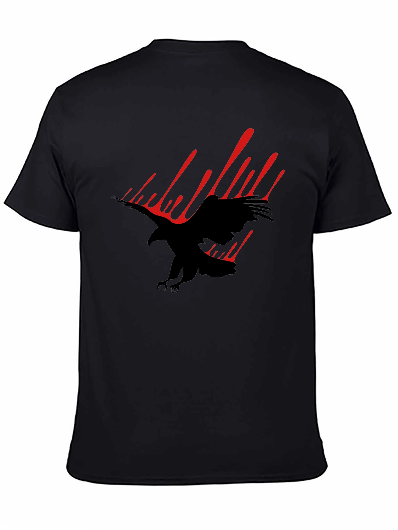 Black Eagle Graphic Tee - Mens Fashion