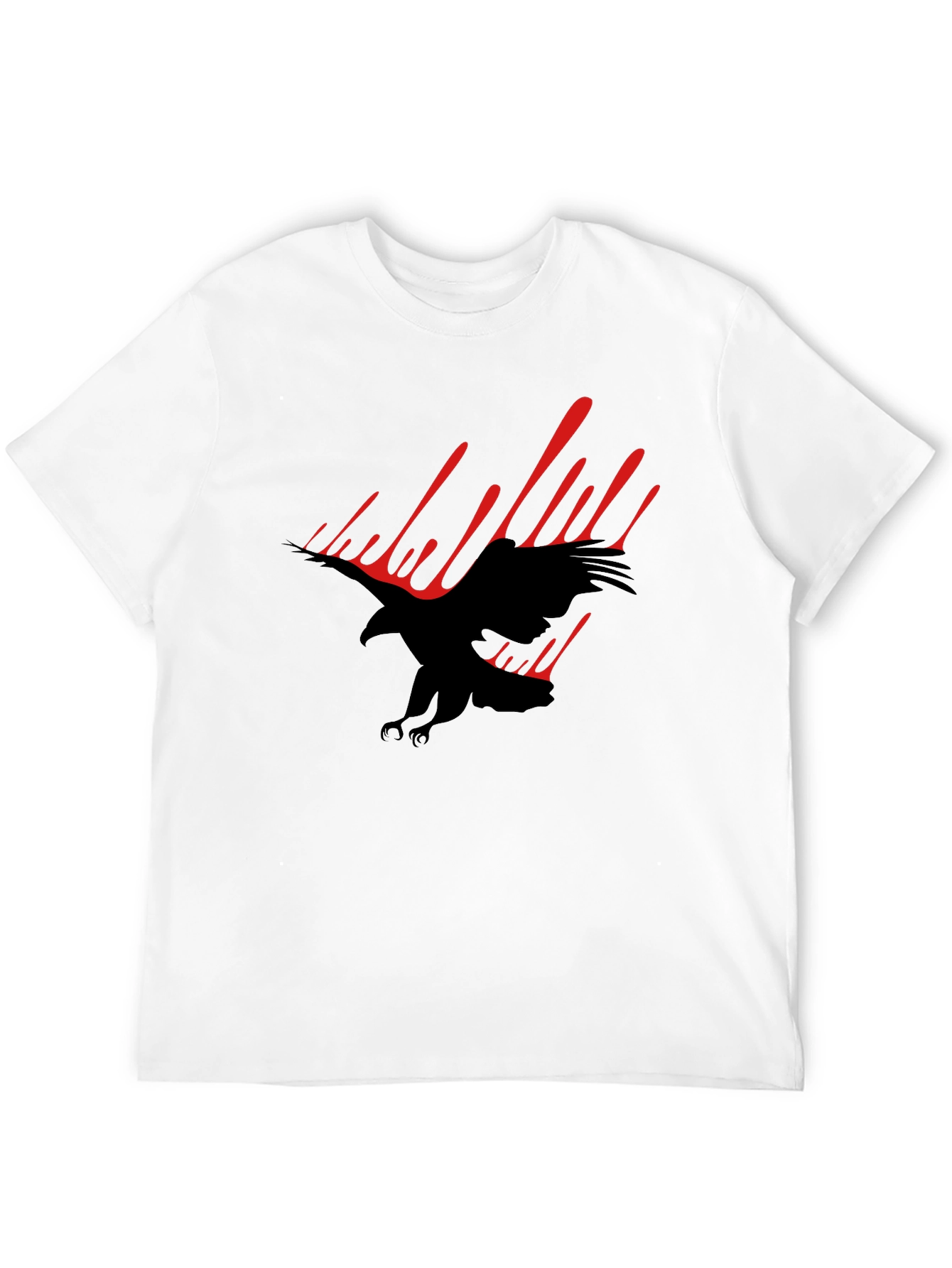 Black Eagle Graphic Tee - Mens Fashion