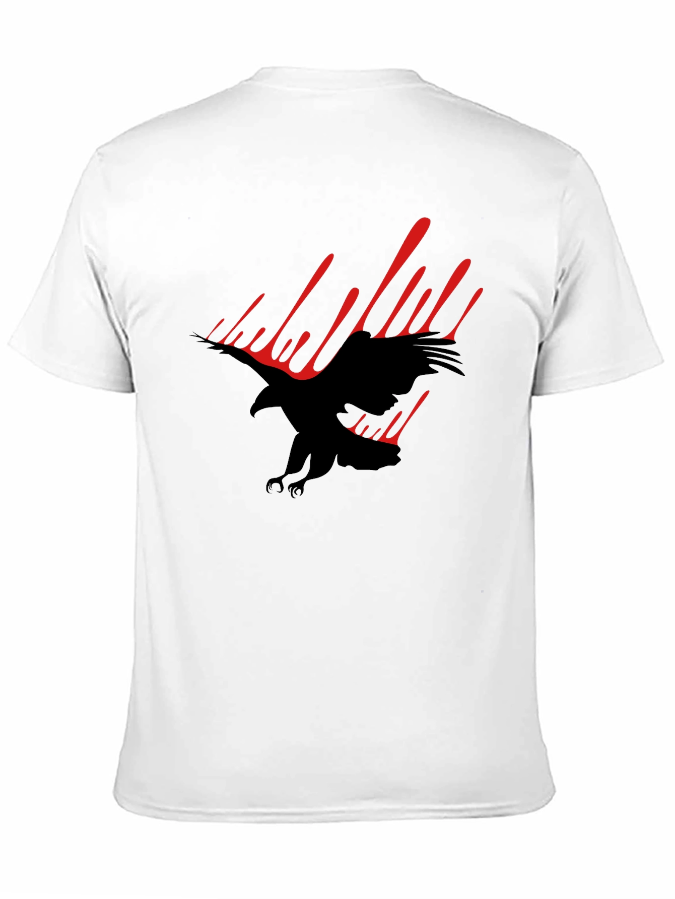 Black Eagle Graphic Tee - Mens Fashion