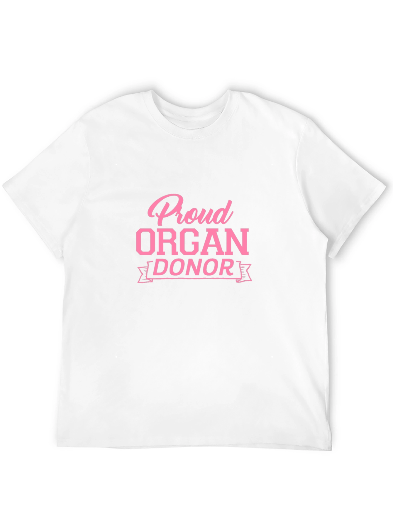 Proud Organ Donor Black T-Shirt