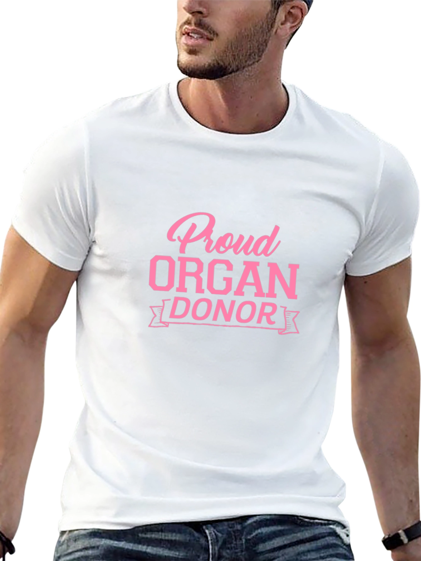 Proud Organ Donor Black T-Shirt