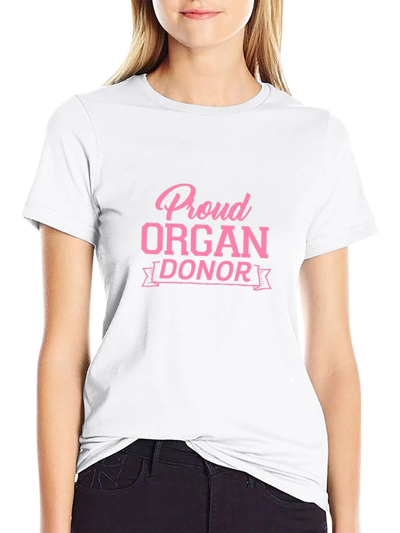 Proud Organ Donor Black T-Shirt
