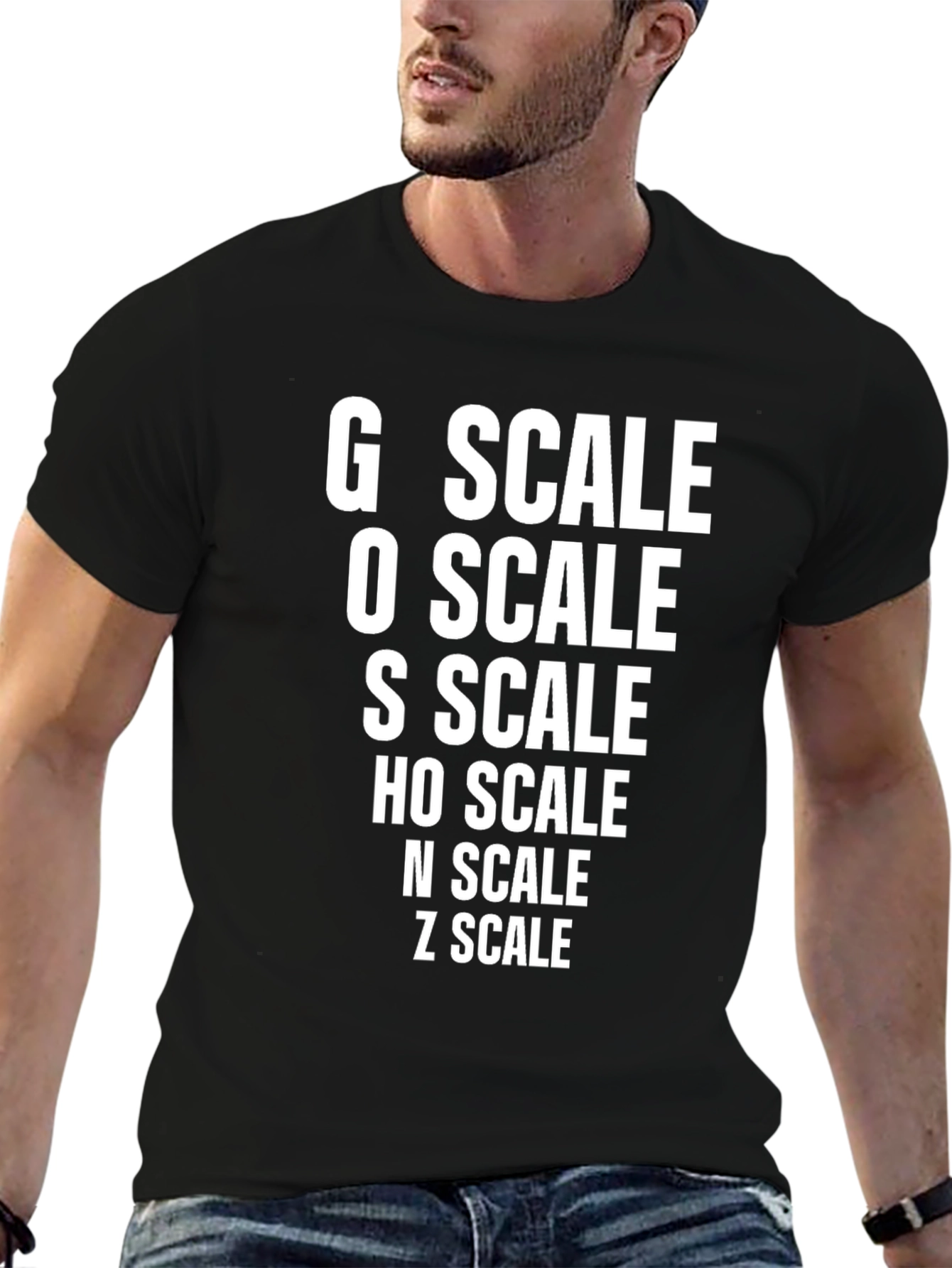 Model Train Scale T-Shirt - Railroad Enthusiast Tee