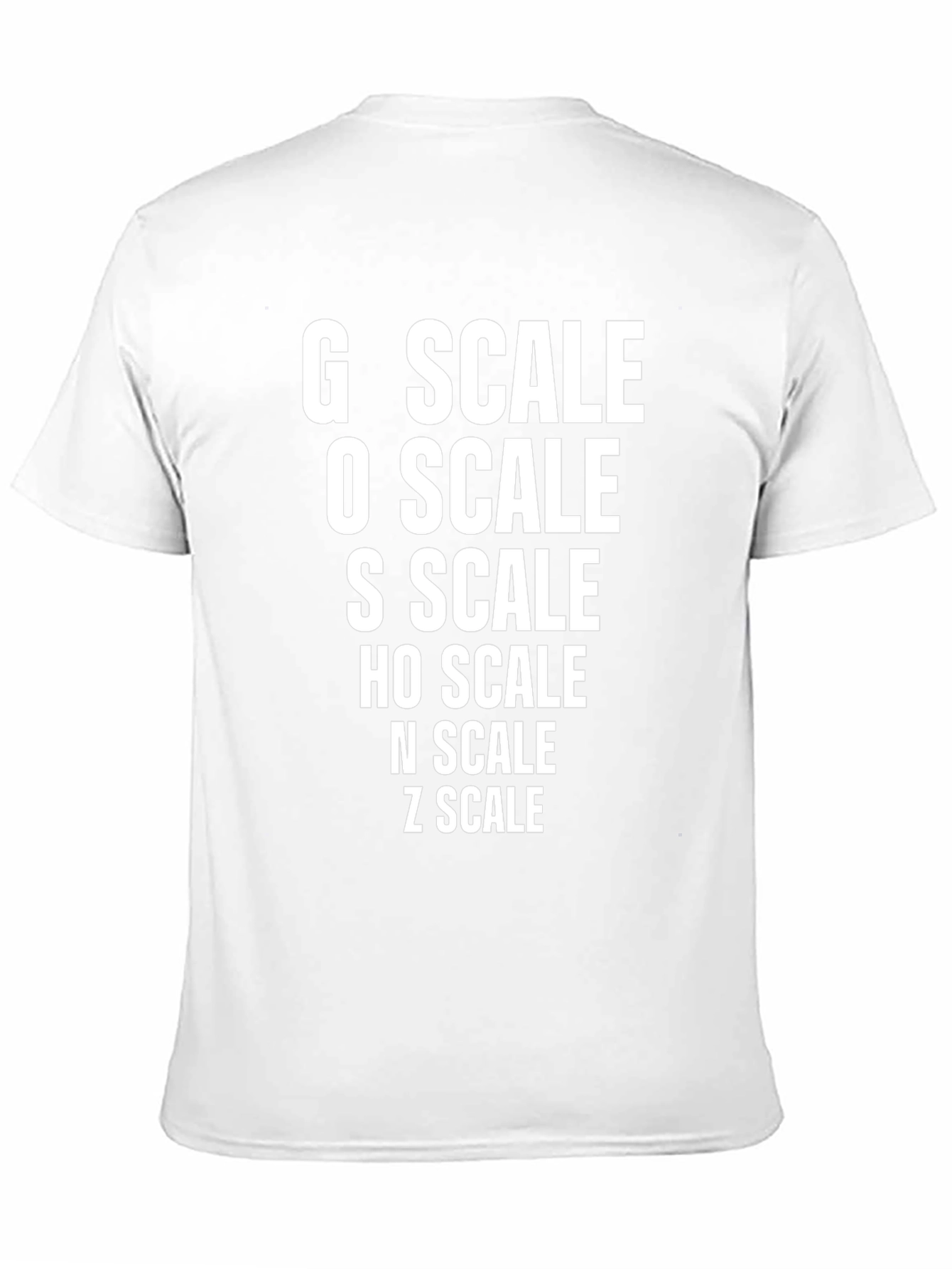 Model Train Scale T-Shirt - Railroad Enthusiast Tee
