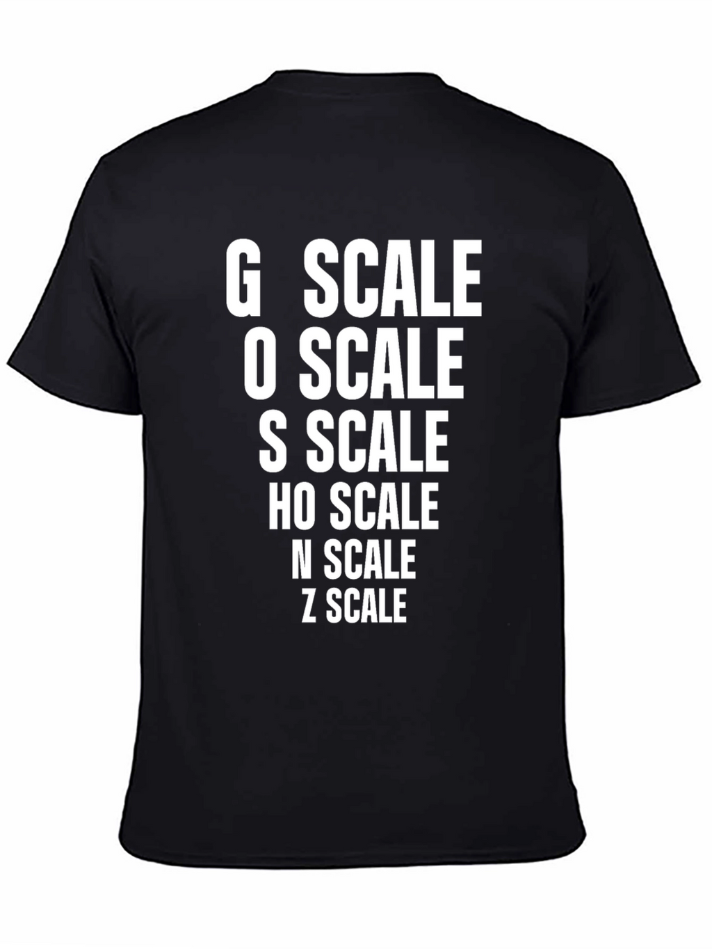 Model Train Scale T-Shirt - Railroad Enthusiast Tee