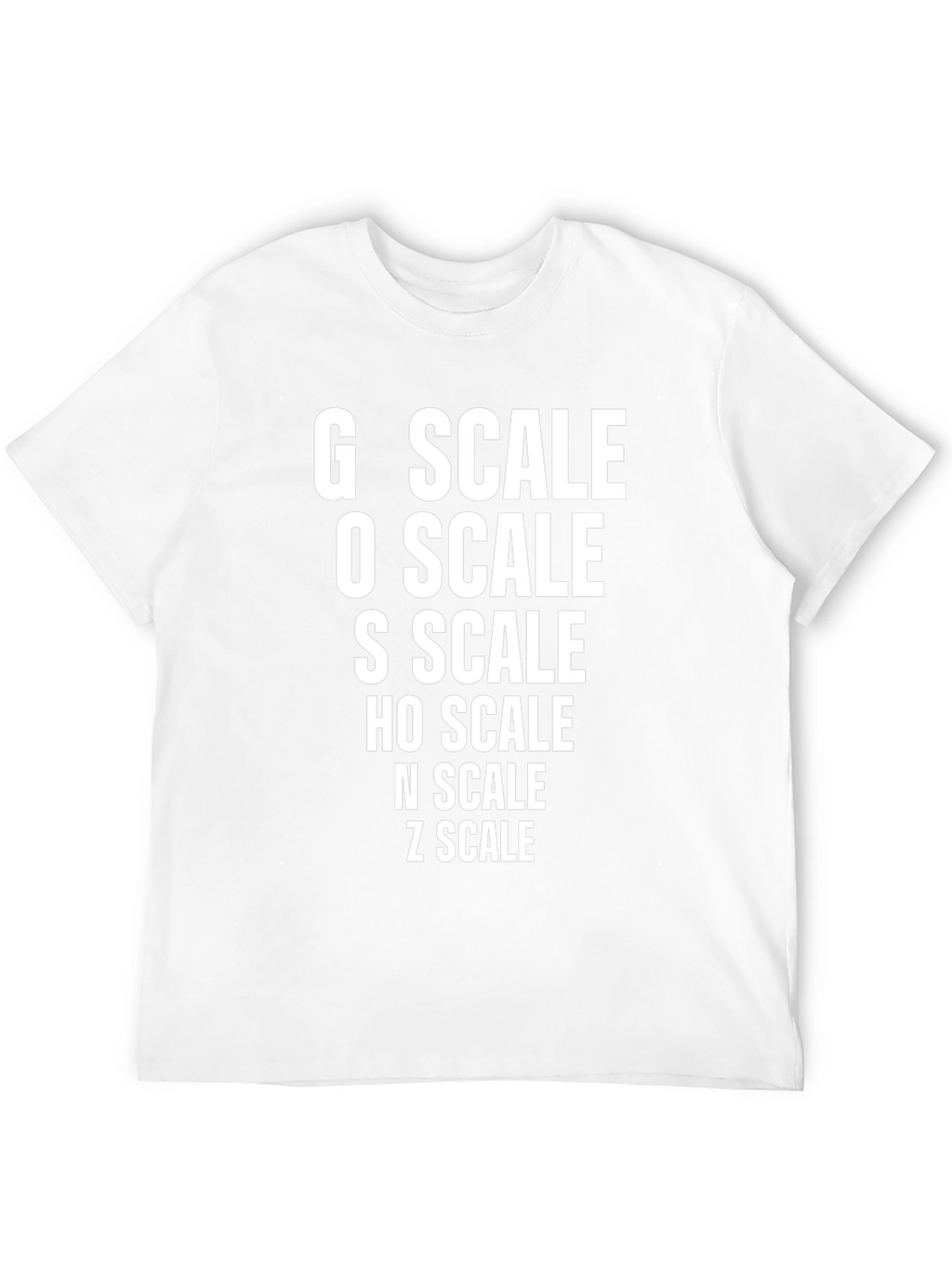 Model Train Scale T-Shirt - Railroad Enthusiast Tee