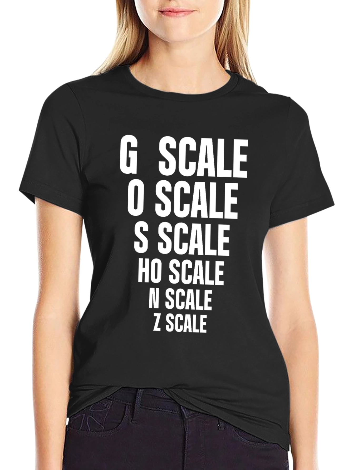 Model Train Scale T-Shirt - Railroad Enthusiast Tee