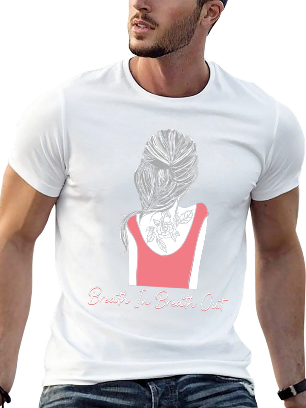 Breath In Breath Out Graphic T-Shirt