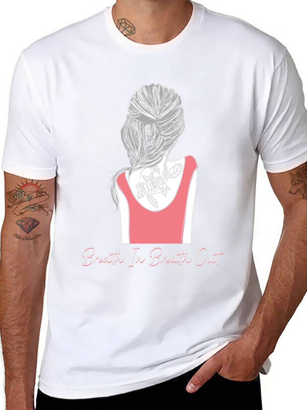 Breath In Breath Out Graphic T-Shirt