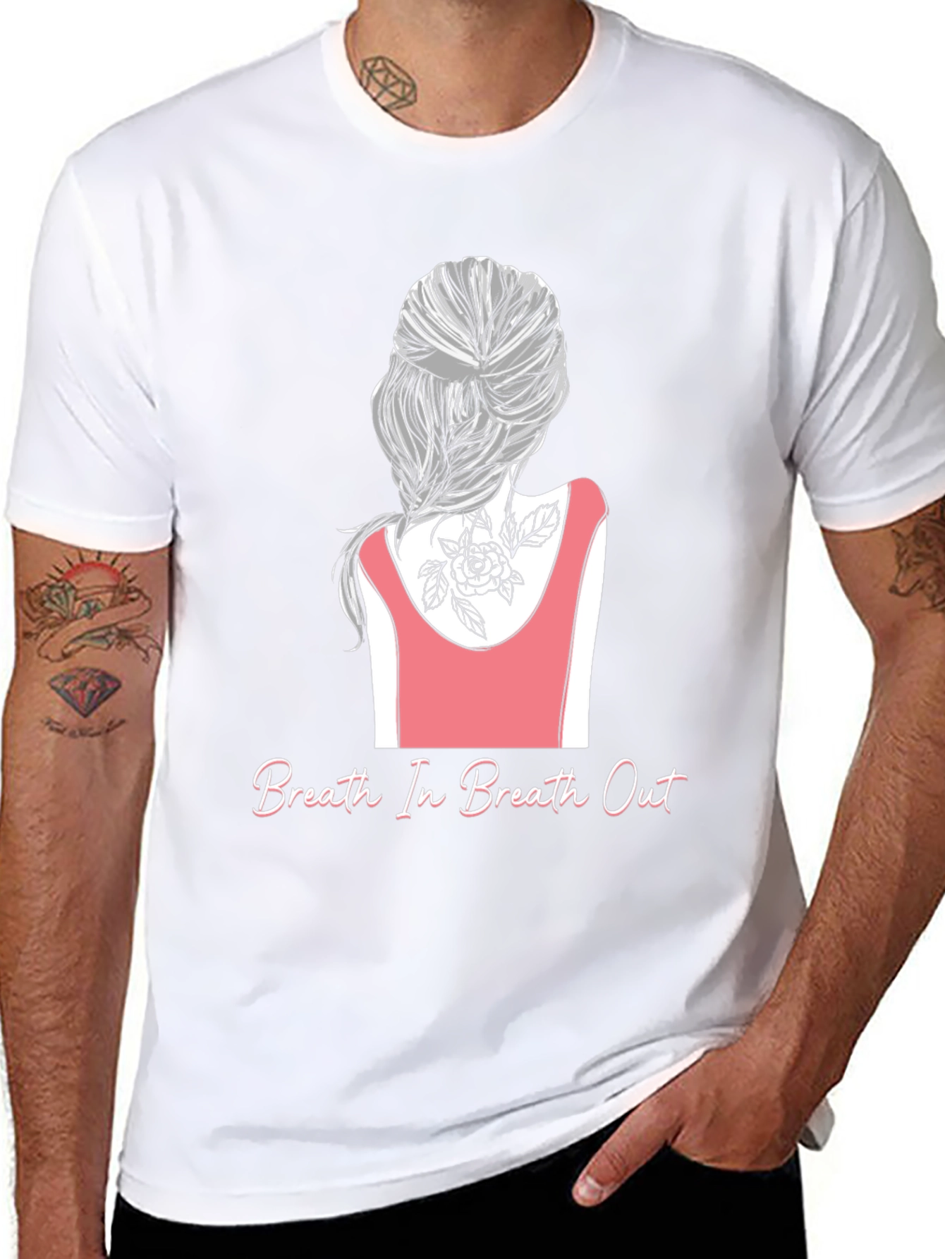 Breath In Breath Out Graphic T-Shirt