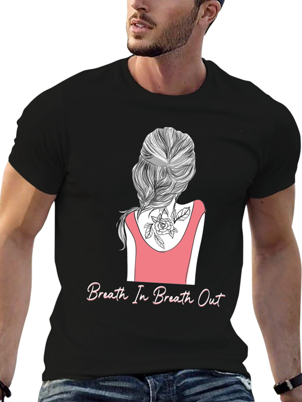 Breath In Breath Out Graphic T-Shirt