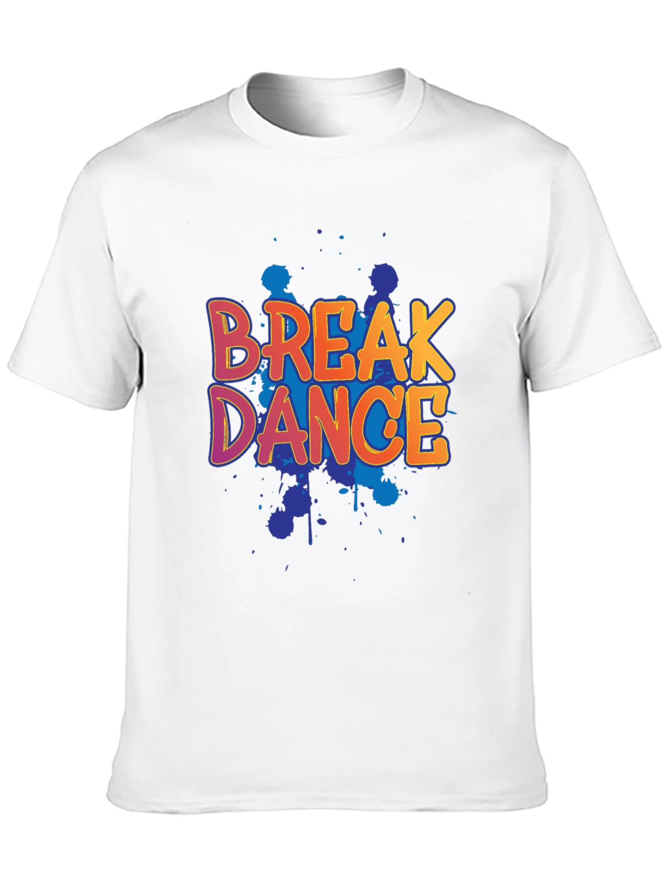 Break Dance Graphic Tee - Bold Colors