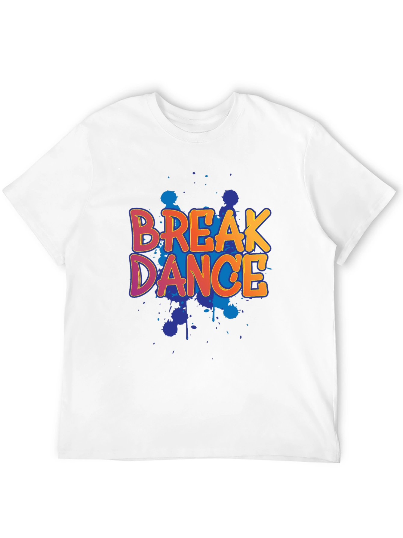 Break Dance Graphic Tee - Bold Colors