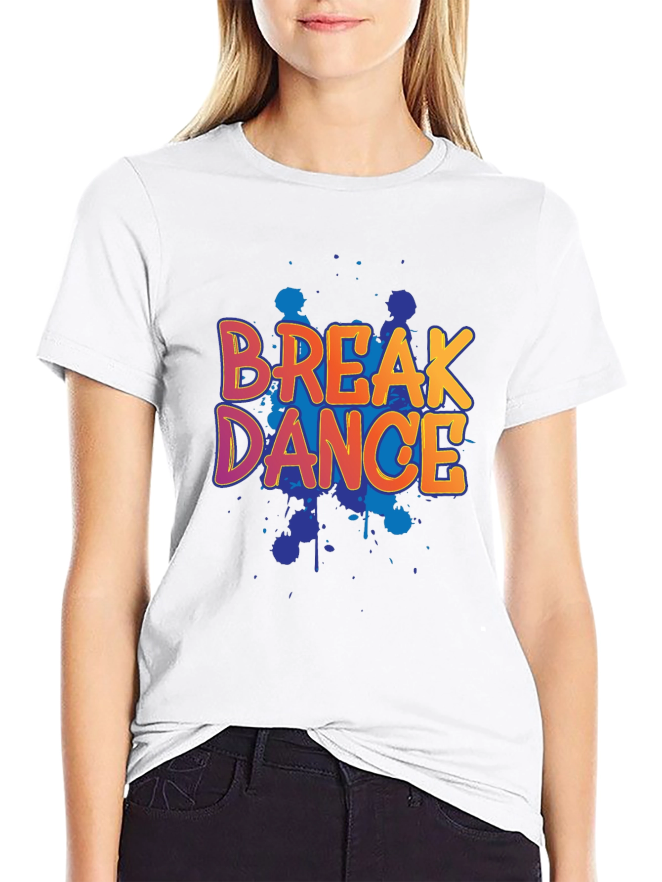 Break Dance Graphic Tee - Bold Colors