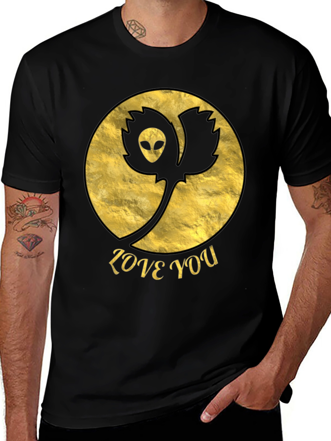 Alien Love You Graphic T-Shirt