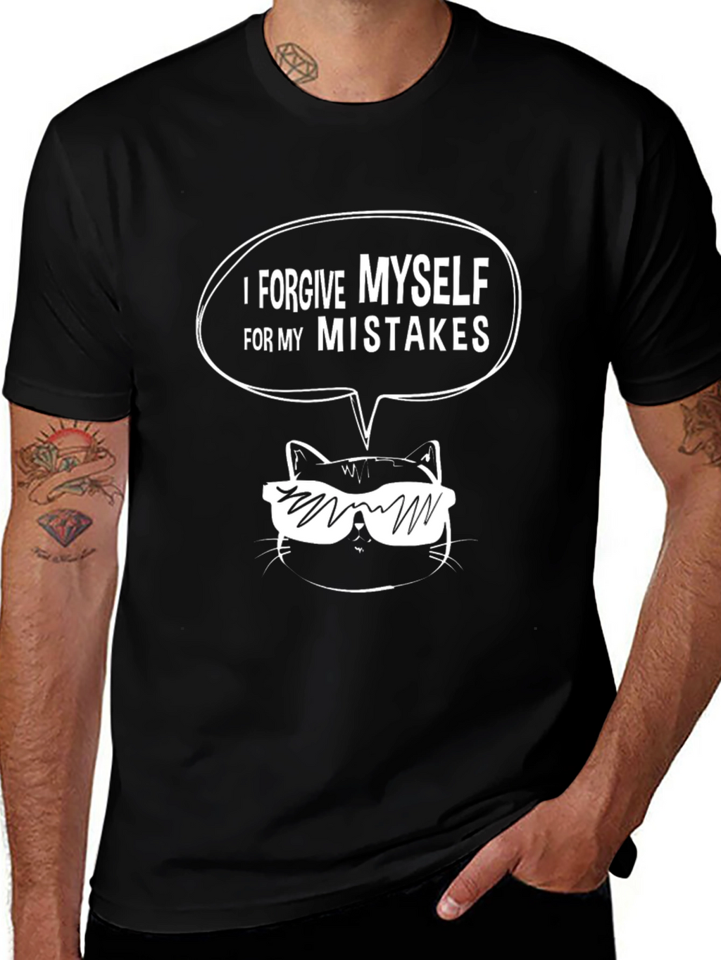 Forgive Myself Cat T-Shirt
