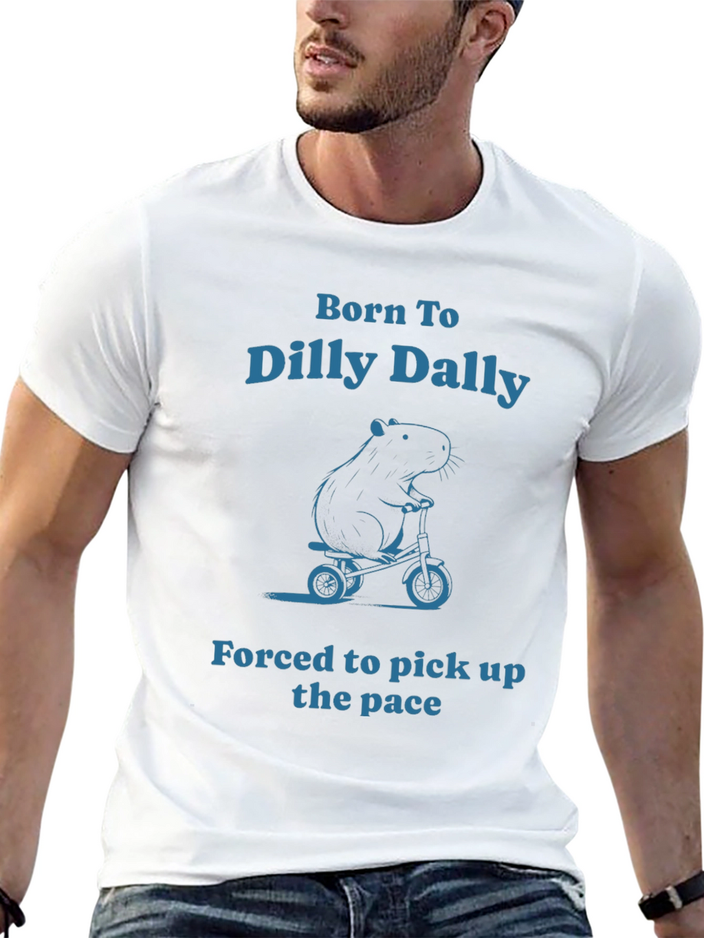 Dilly Dally Capybara Graphic Tee