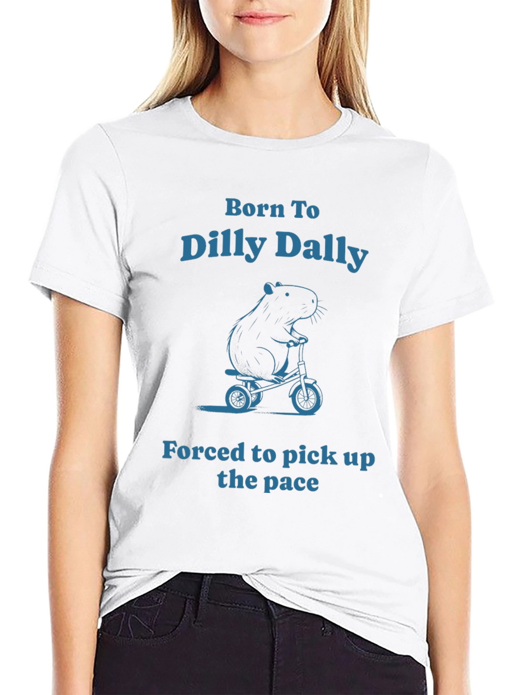 Dilly Dally Capybara Graphic Tee