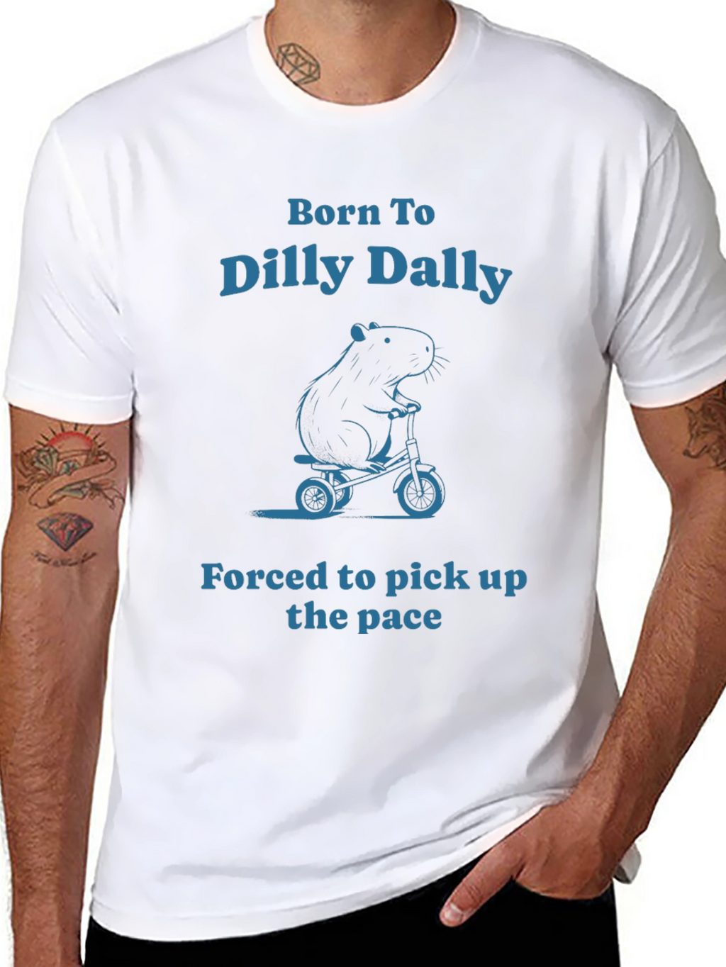 Dilly Dally Capybara Graphic Tee