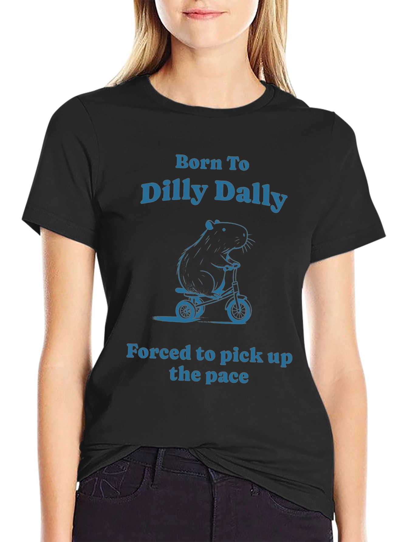 Dilly Dally Capybara Graphic Tee