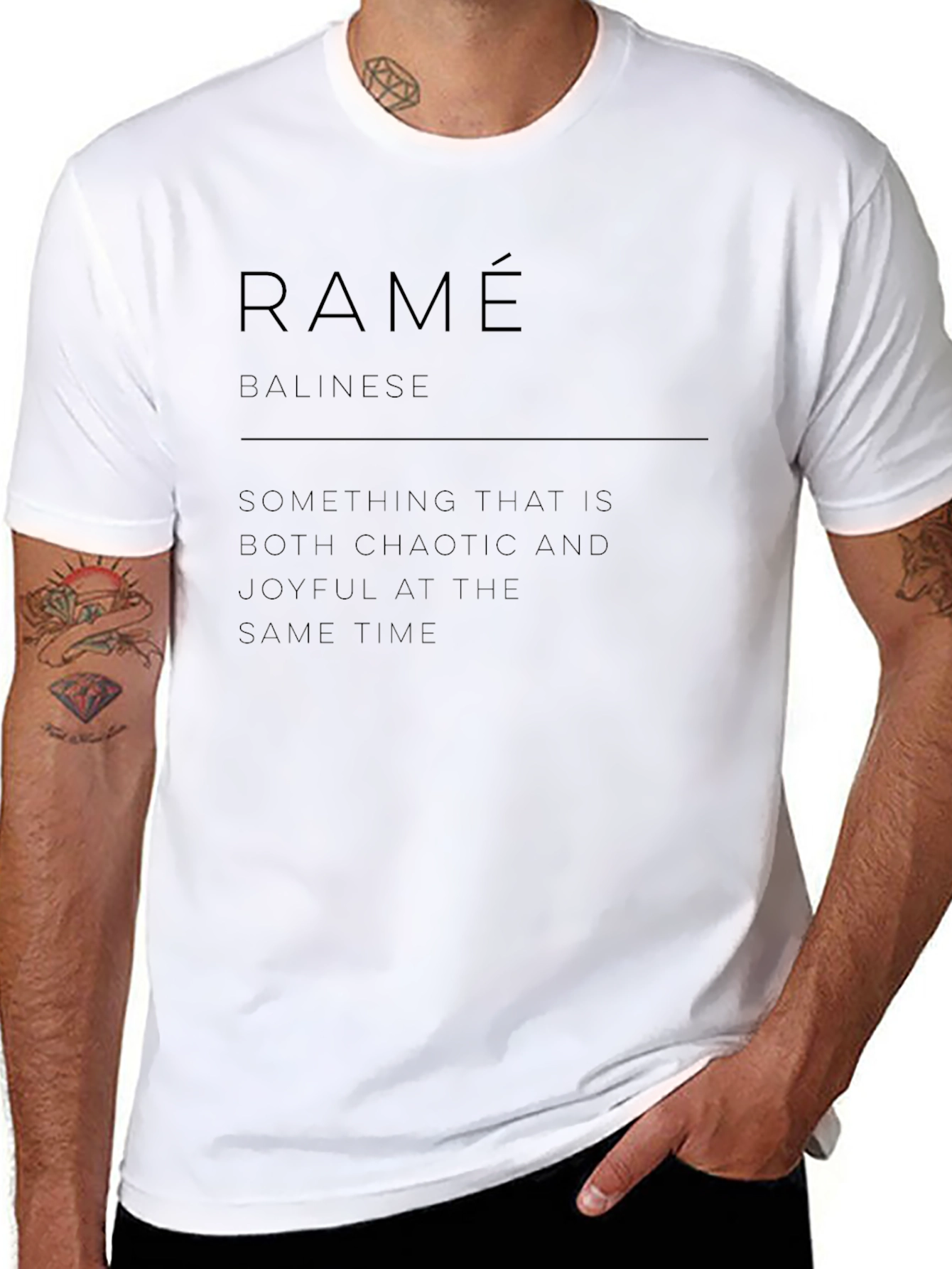 Rame Balinese Graphic Tee - Chaotic Joy
