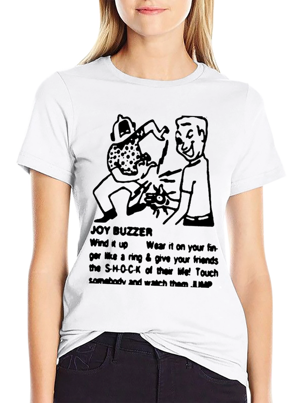 Joy Buzzer Prank T-Shirt - Shocking Fun!