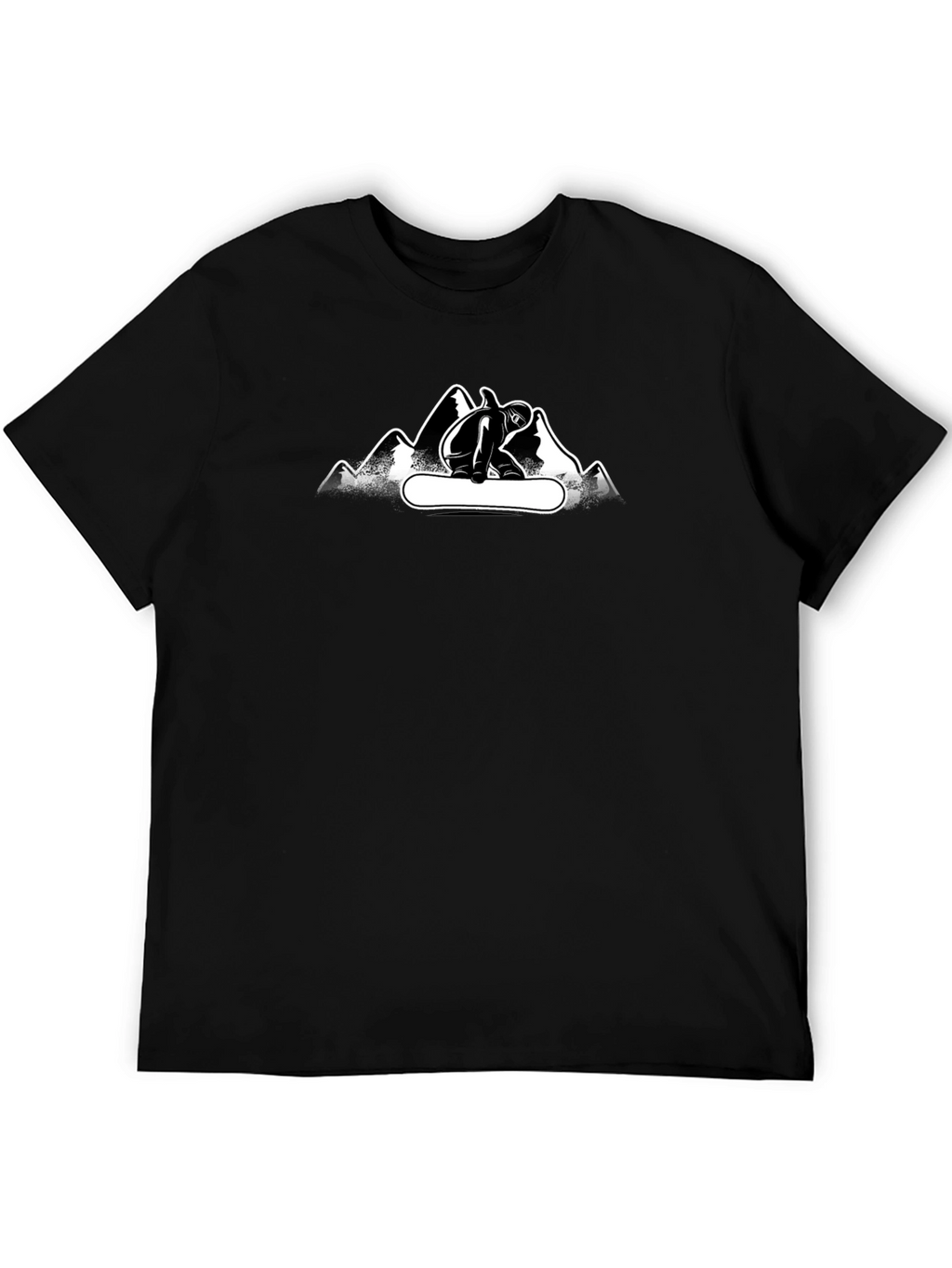 Mountain Snowboarder Graphic Tee