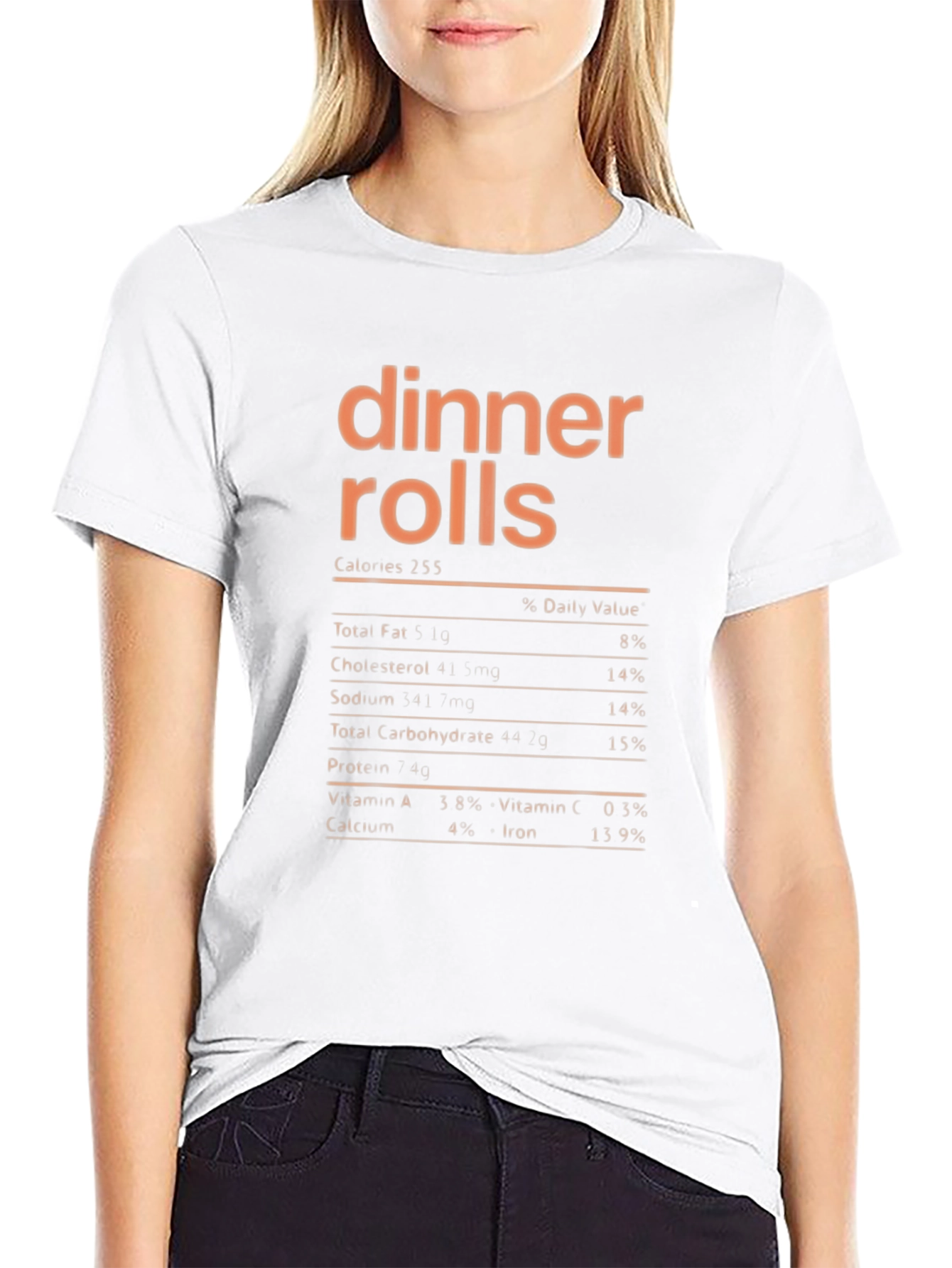 Dinner Rolls Nutrition Facts T-Shirt