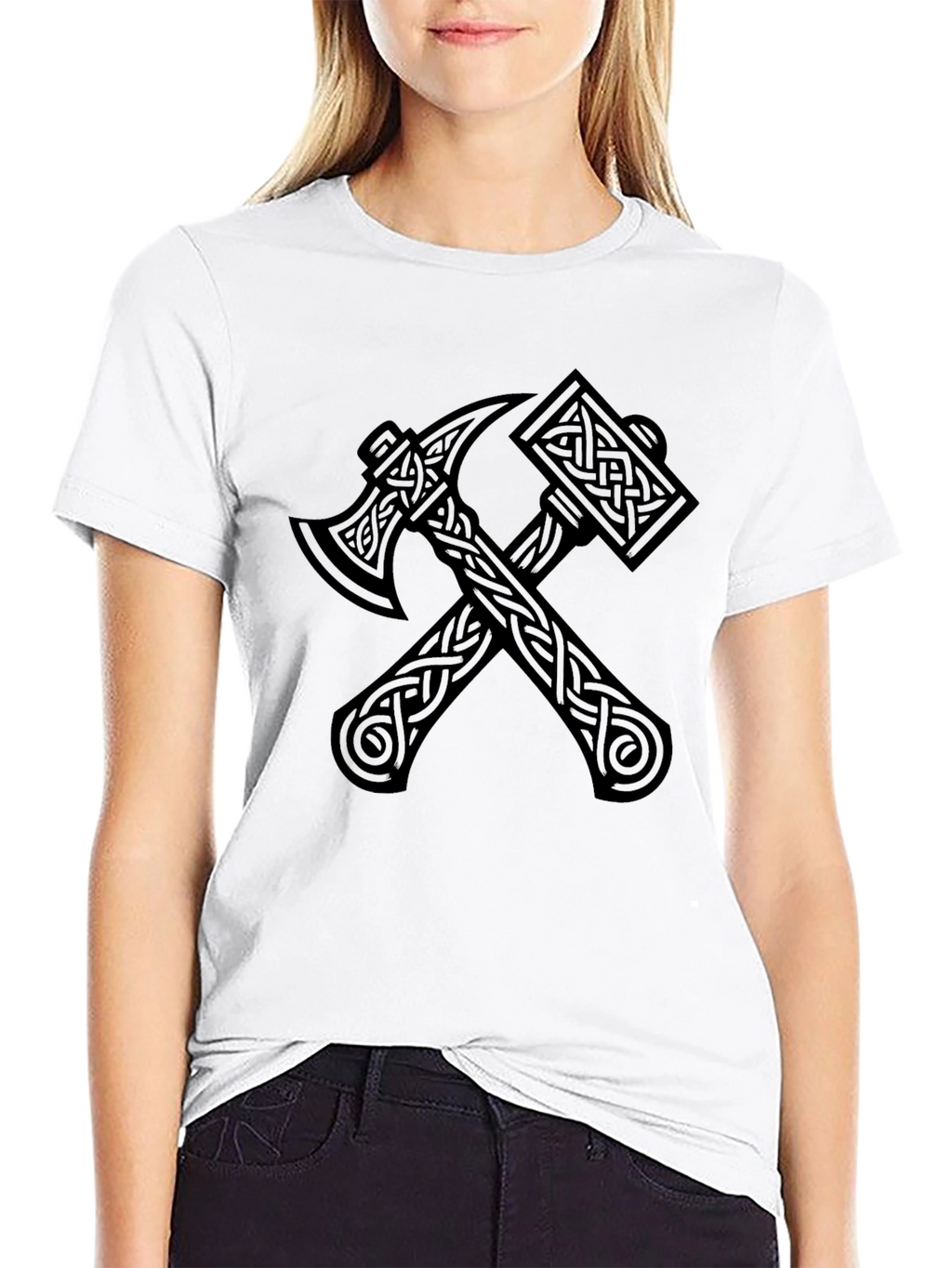 Axe and Hammer Viking T-Shirt