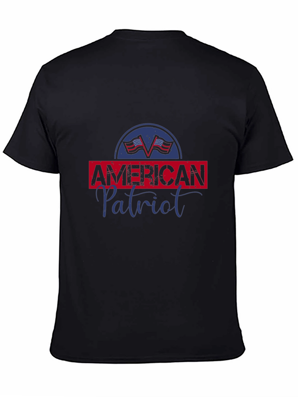 American Patriot Graphic Tee - Black