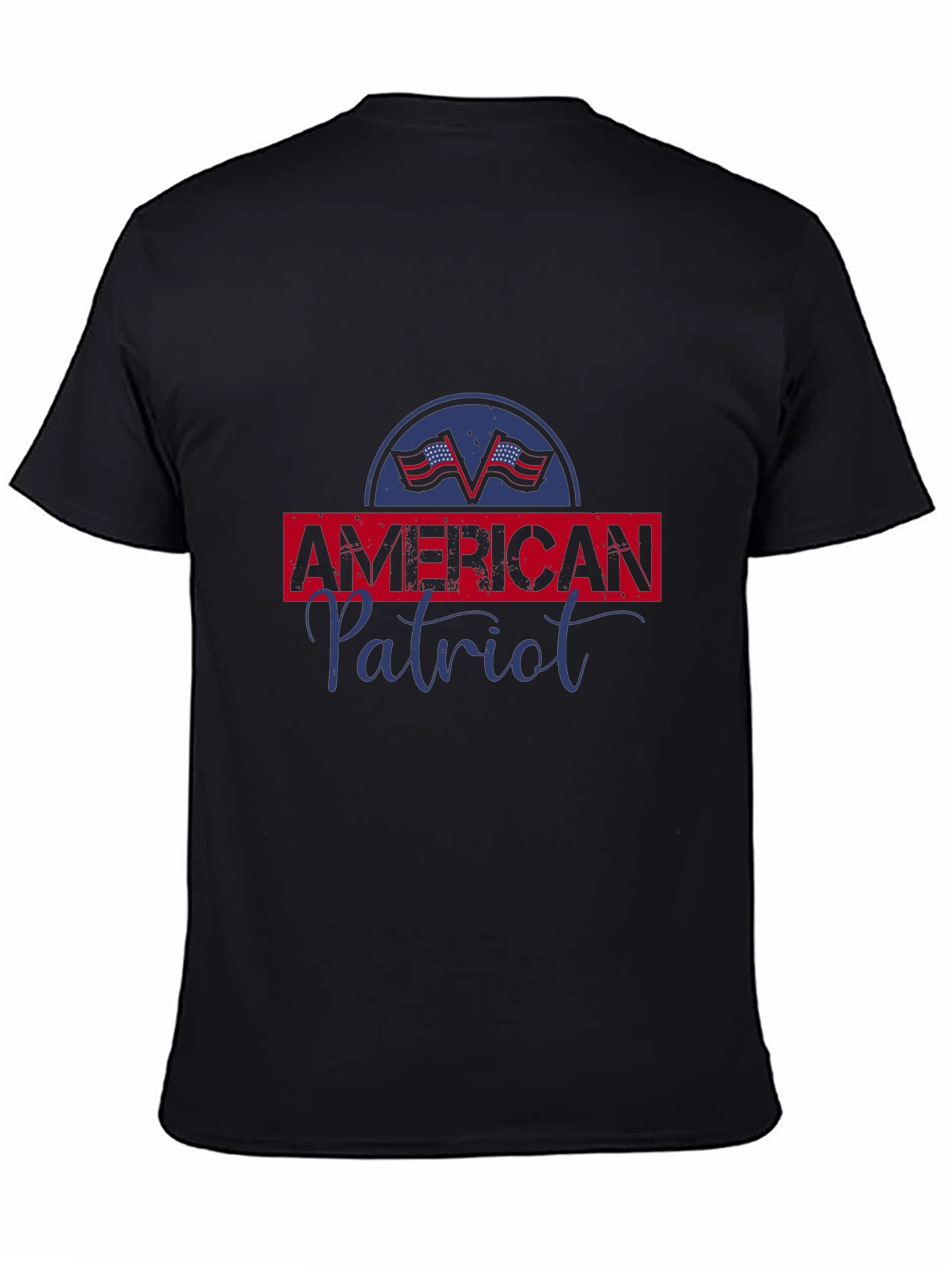 American Patriot Graphic Tee - Black