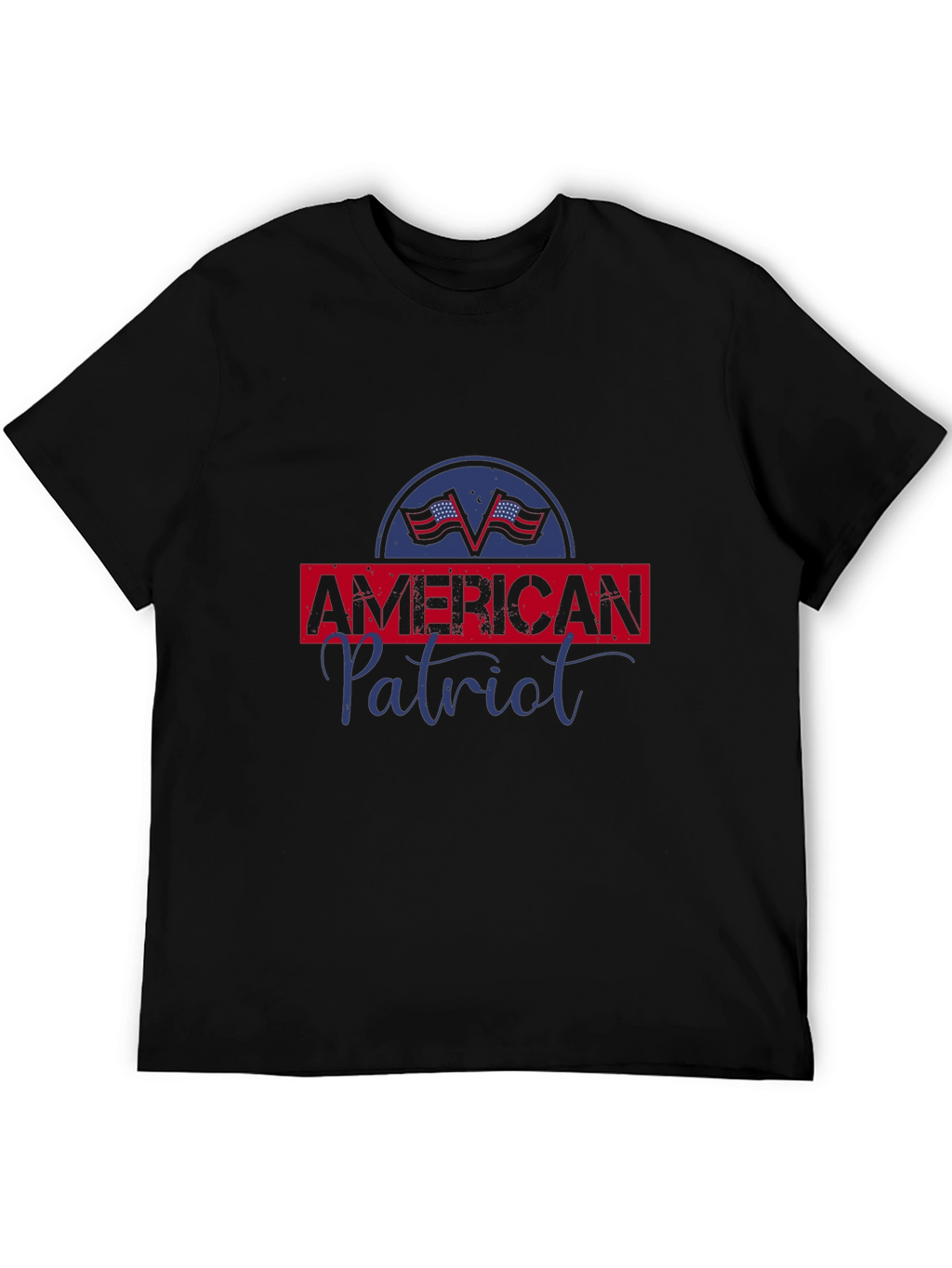 American Patriot Graphic Tee - Black