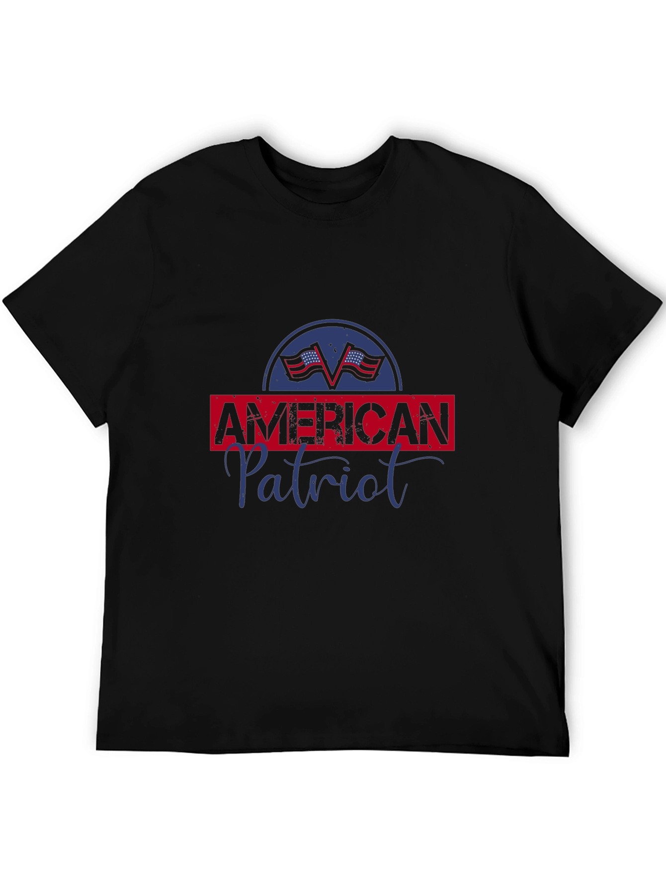 American Patriot Graphic Tee - Black