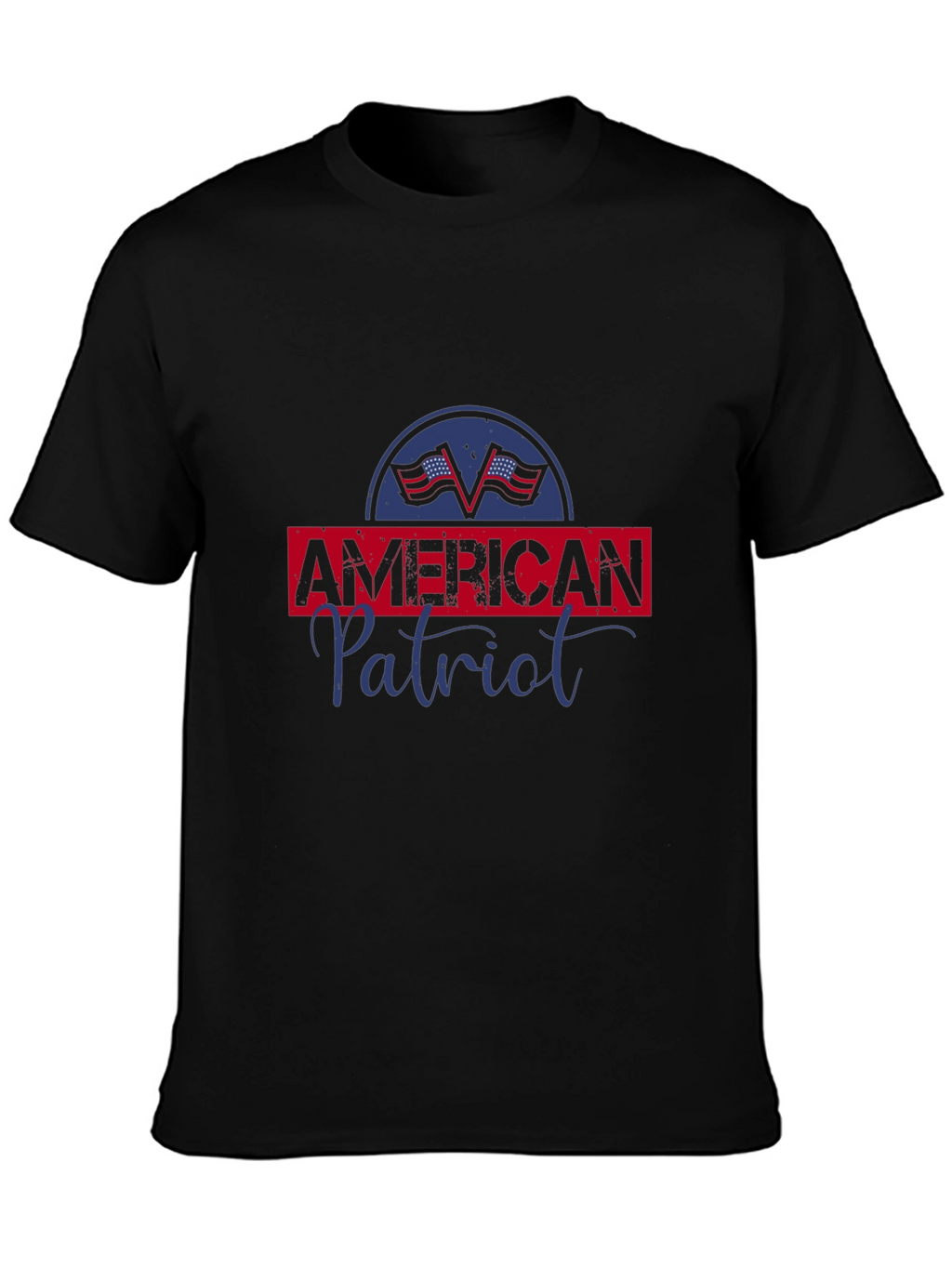 American Patriot Graphic Tee - Black