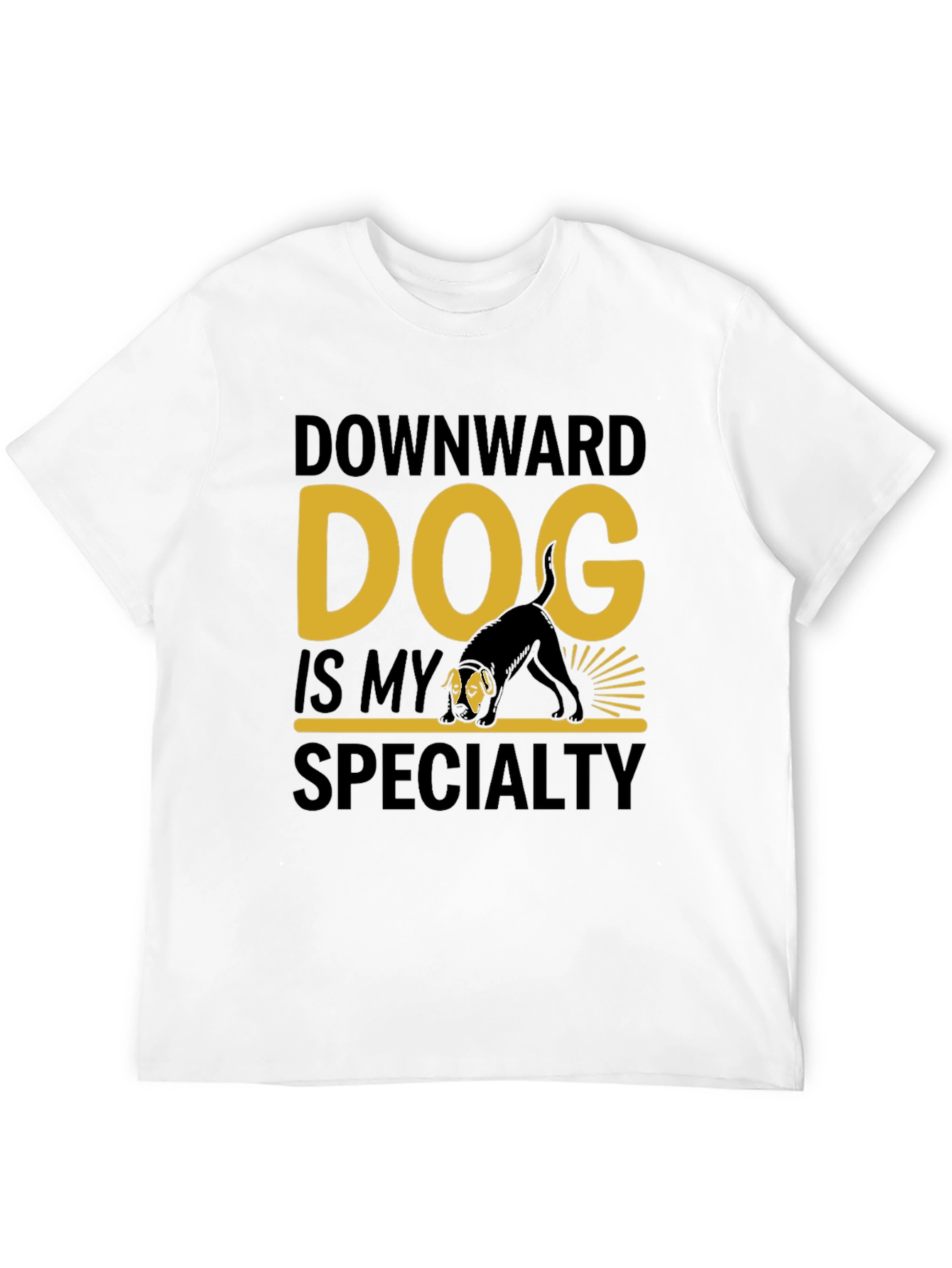Downward Dog T-Shirt - Yoga & Dog Lovers