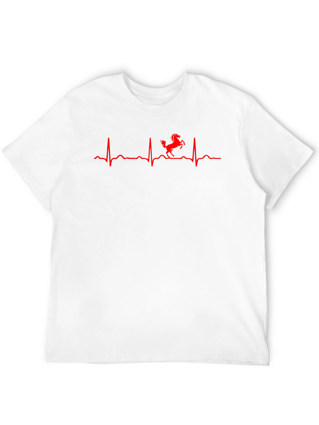Ferrari Heartbeat T-Shirt - Mens Black Tee