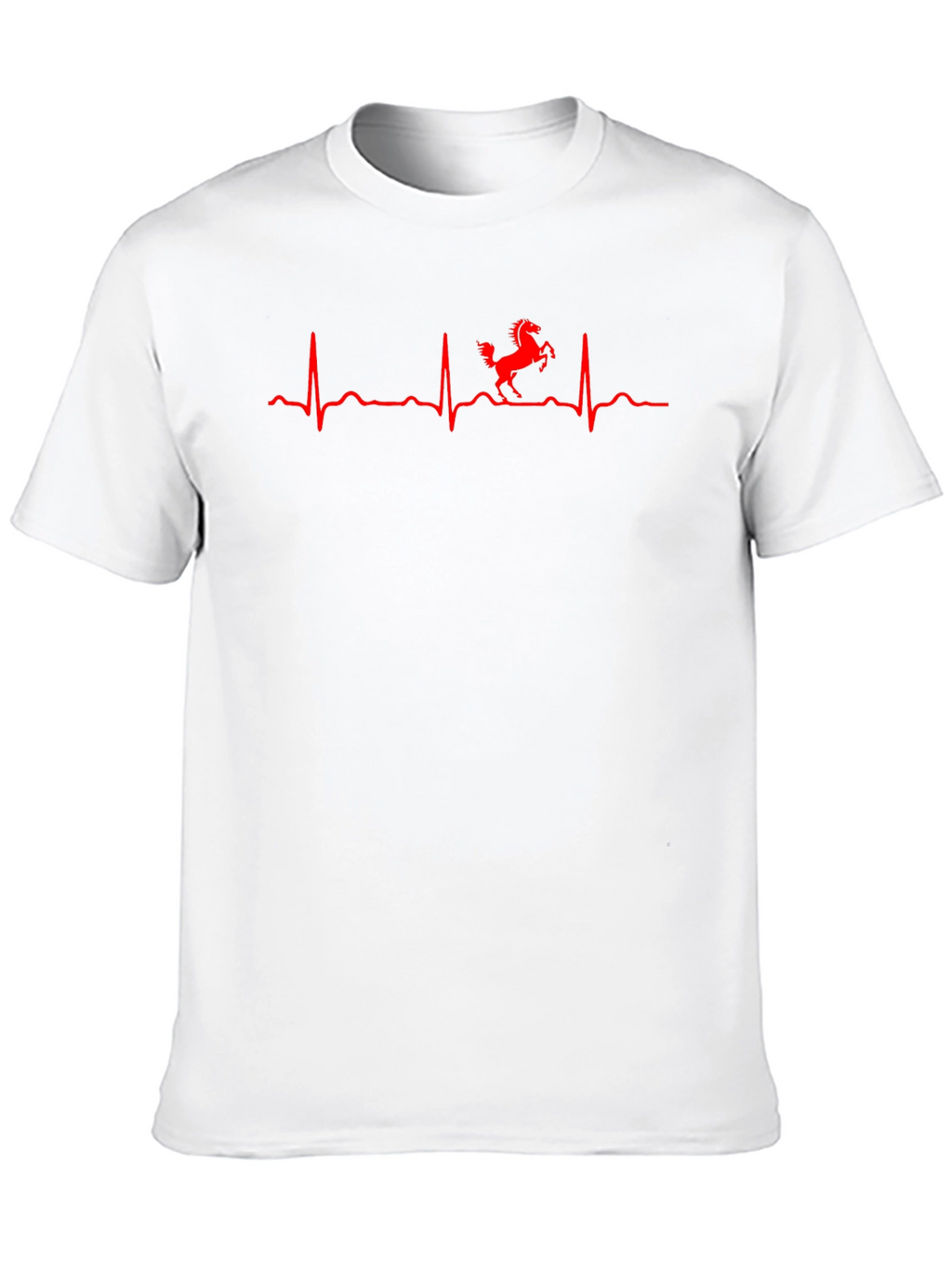 Ferrari Heartbeat T-Shirt - Mens Black Tee