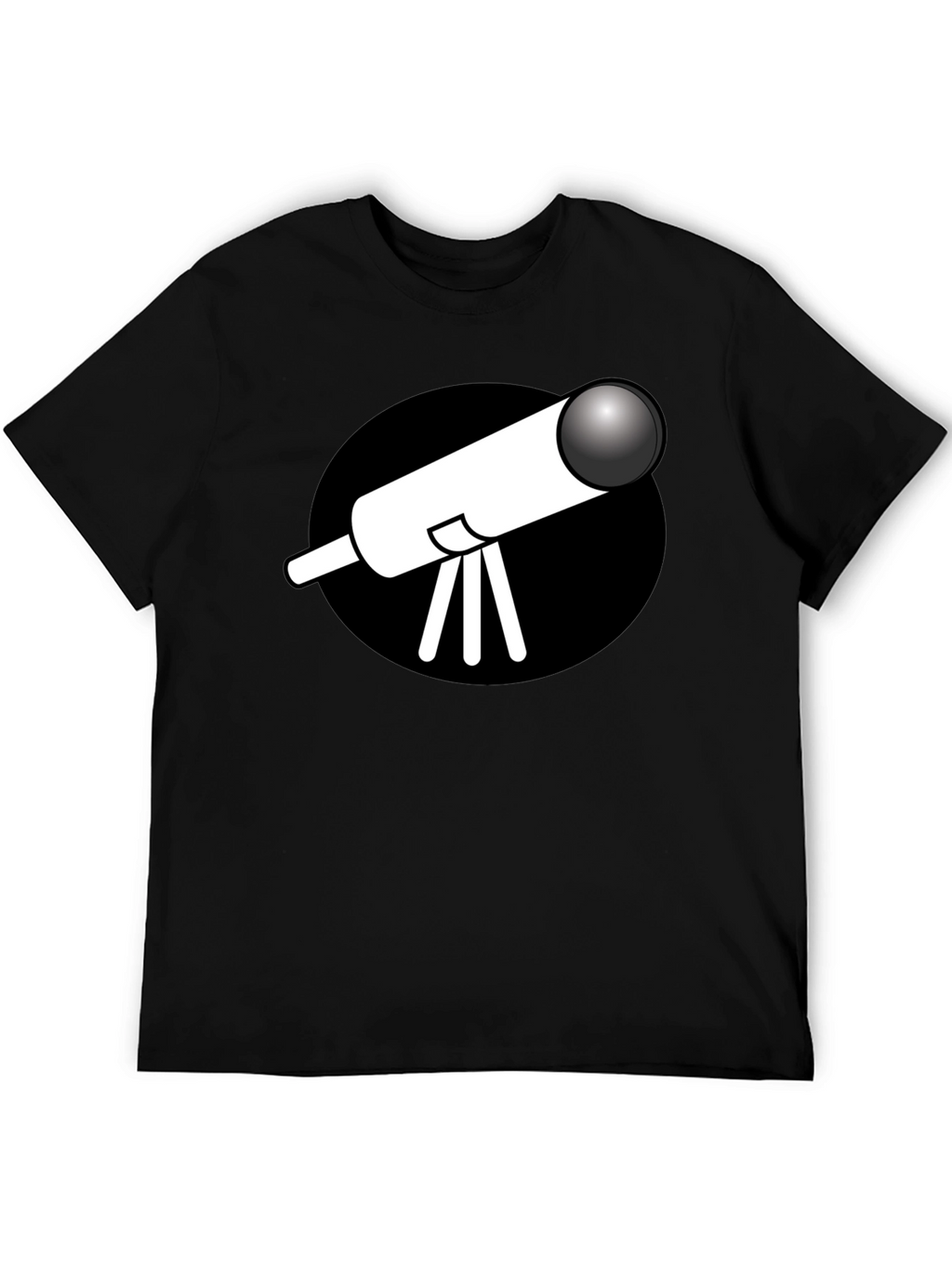 Telescope Graphic Black T-Shirt