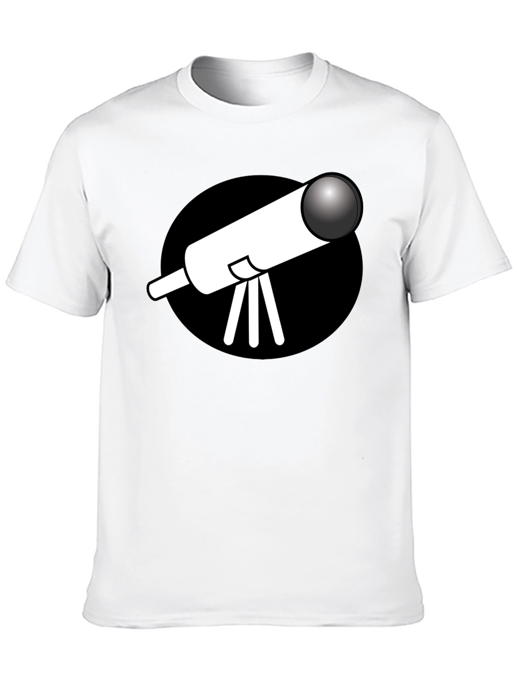 Telescope Graphic Black T-Shirt