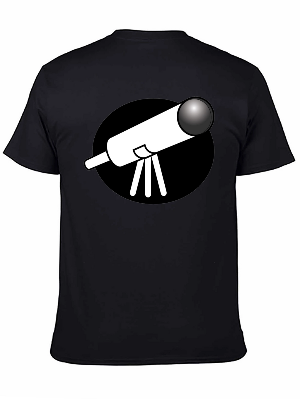 Telescope Graphic Black T-Shirt
