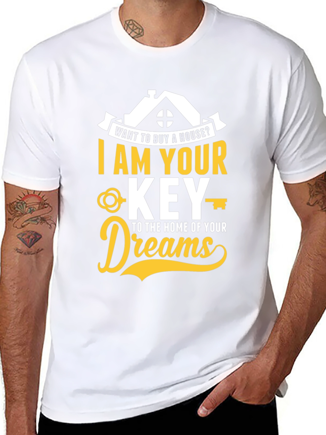 Realtor T-Shirt - I Am Your Key To Home of Your Dreams