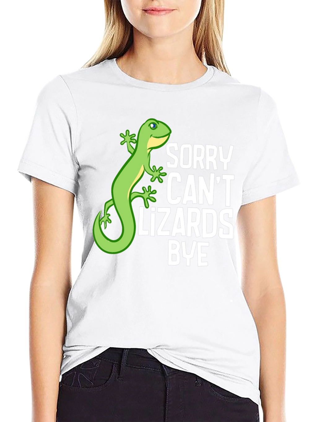 Sorry Cant Lizards Bye Graphic T-Shirt